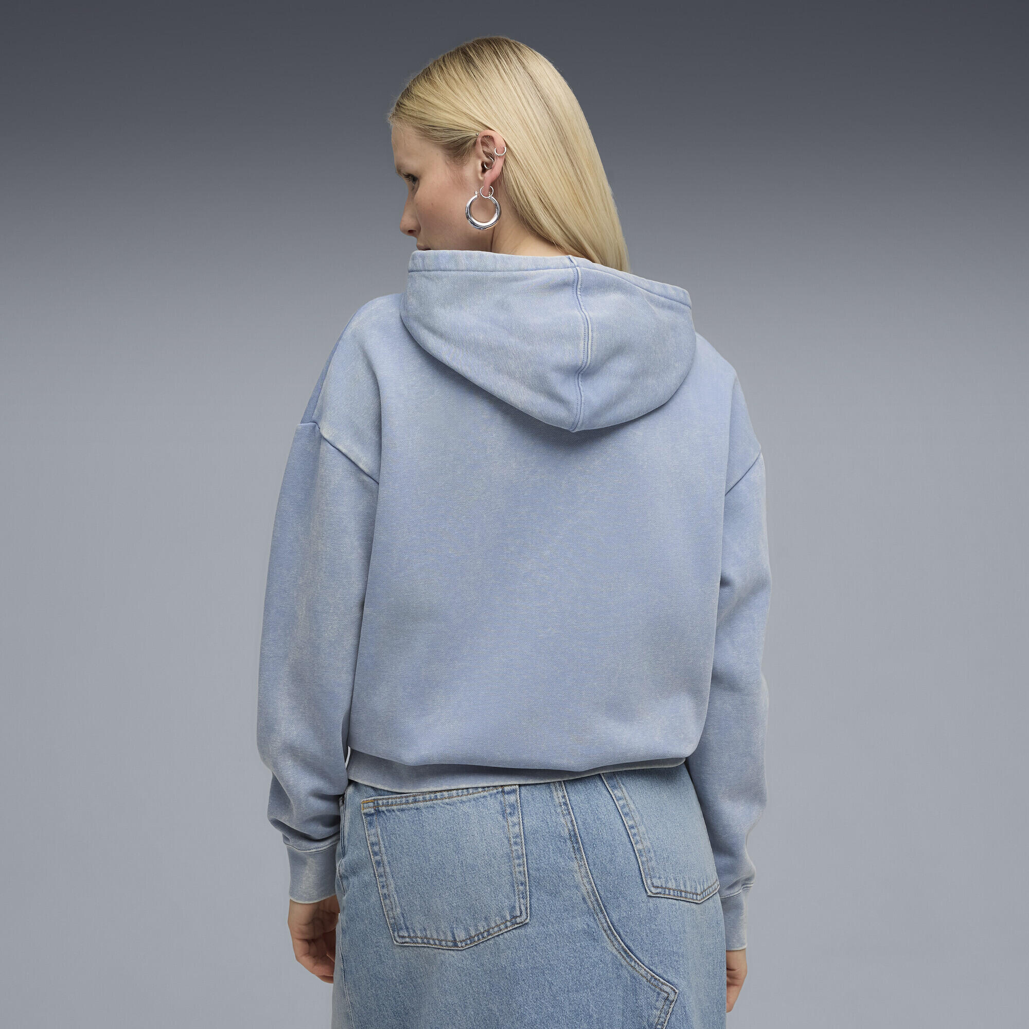 Hoodie décontracté délavé Essentials Elevated Femme PUMA 3/5