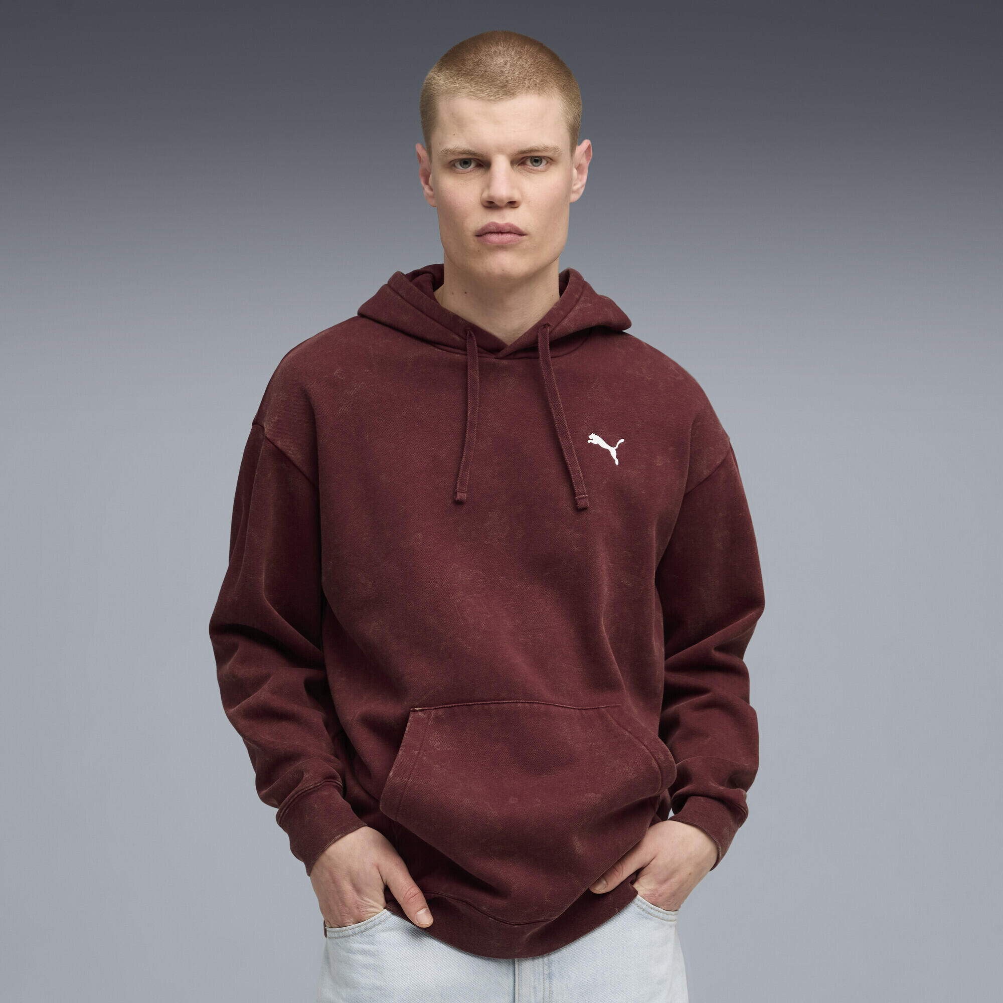 Felpa con cappuccio Essentials Elevated dal taglio morbido da uomo PUMA 2/5