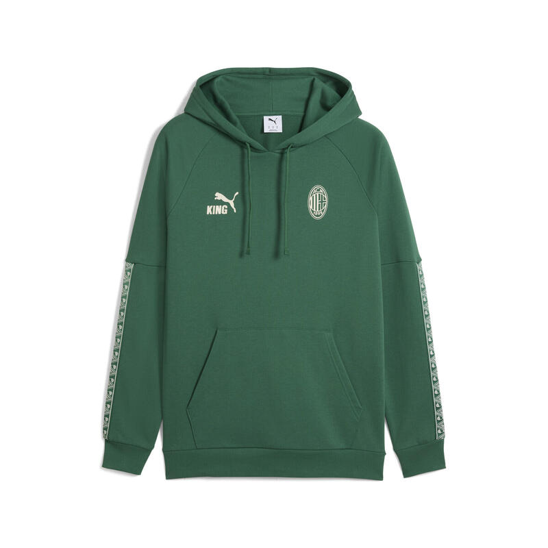 Męska bluza z kapturem AC Milan KING PUMA Vine Alpine Snow Green White