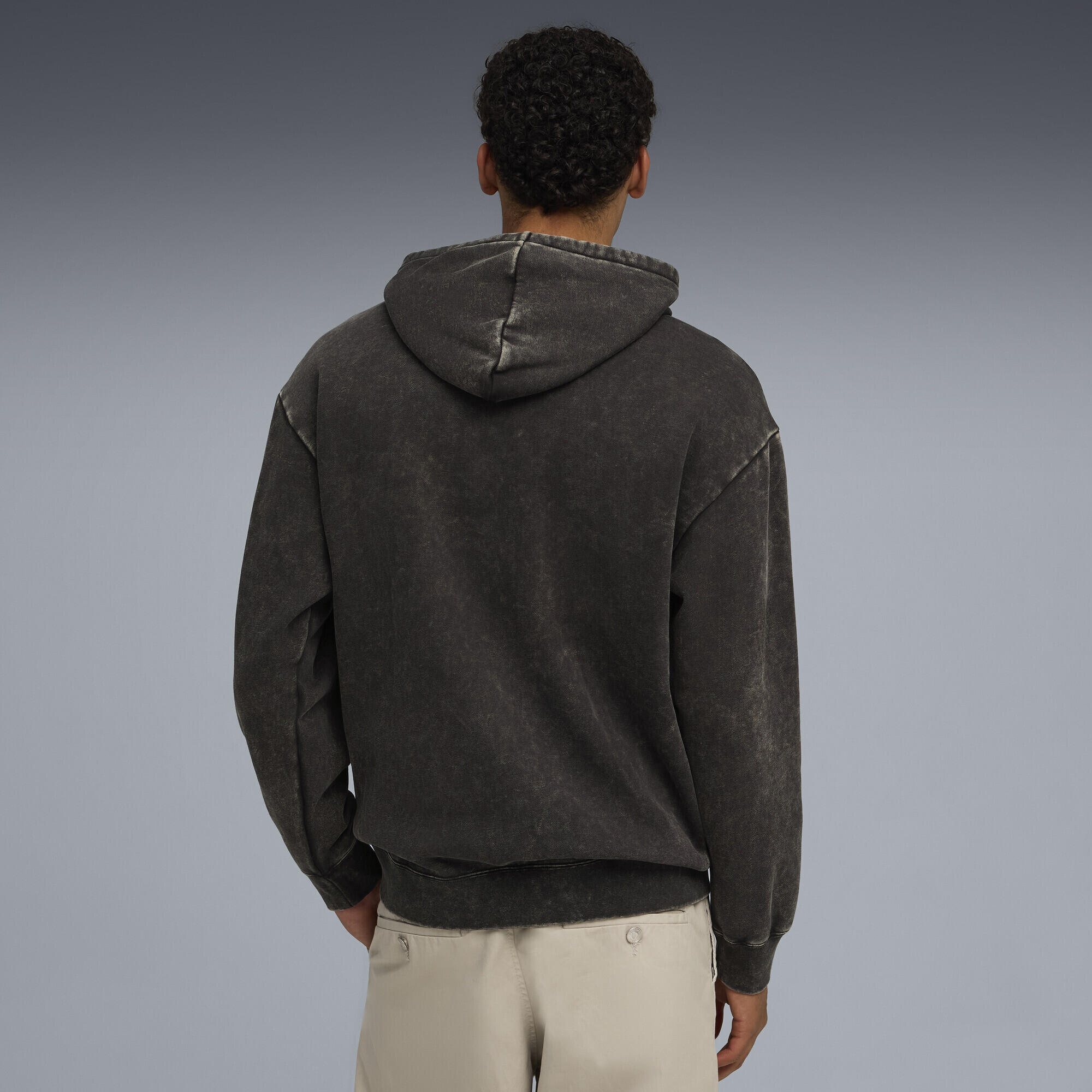 Hoodie décontracté délavé Essentials Elevated Homme PUMA 3/5