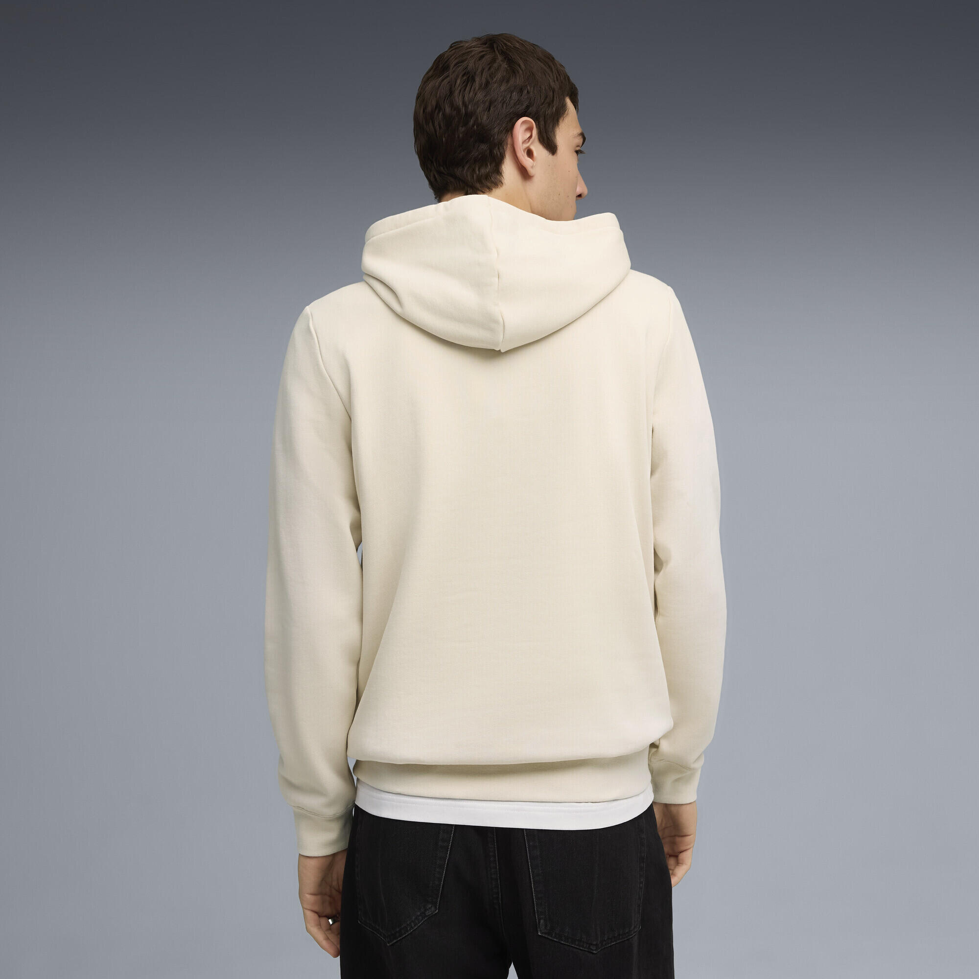 Felpa con cappuccio Essentials con logo piccolo N. 1 da uomo PUMA 5/6