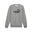Pulover alergare bărbați logo fleece Essentials No. 1 Logo Crewneck, gri PUMA