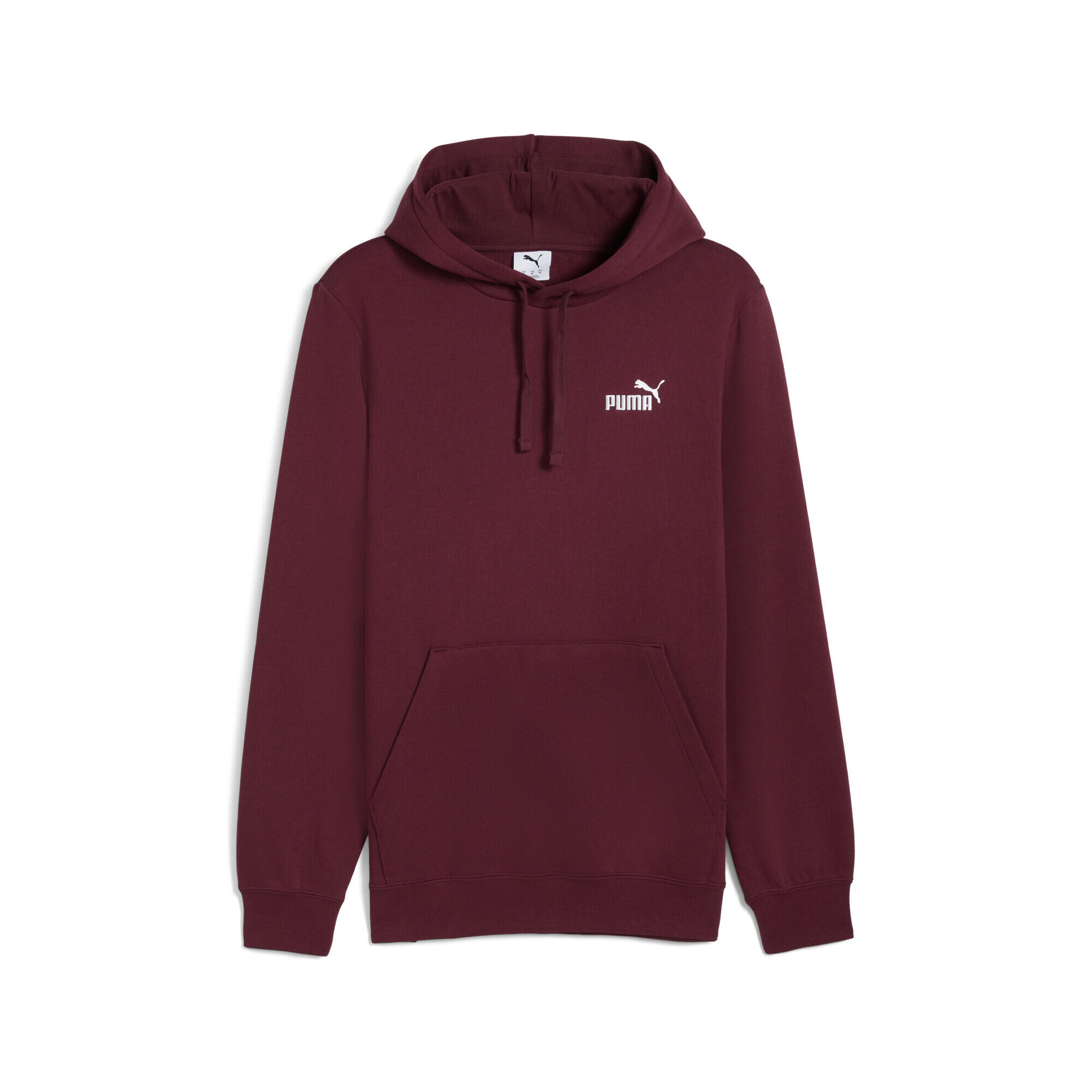 Męska bluza z kapturem Essentials z małym logo No. 1 PUMA Ruby Shimmer Red