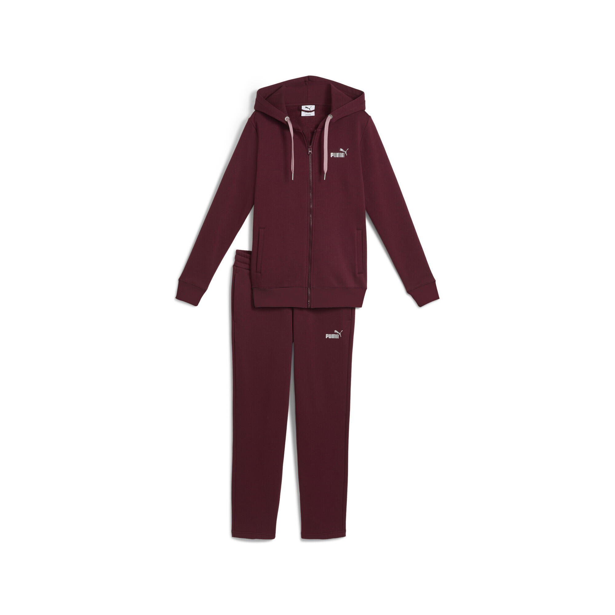 Damski dres z kapturem i metalicznym wykończeniem PUMA Ruby Shimmer Red
