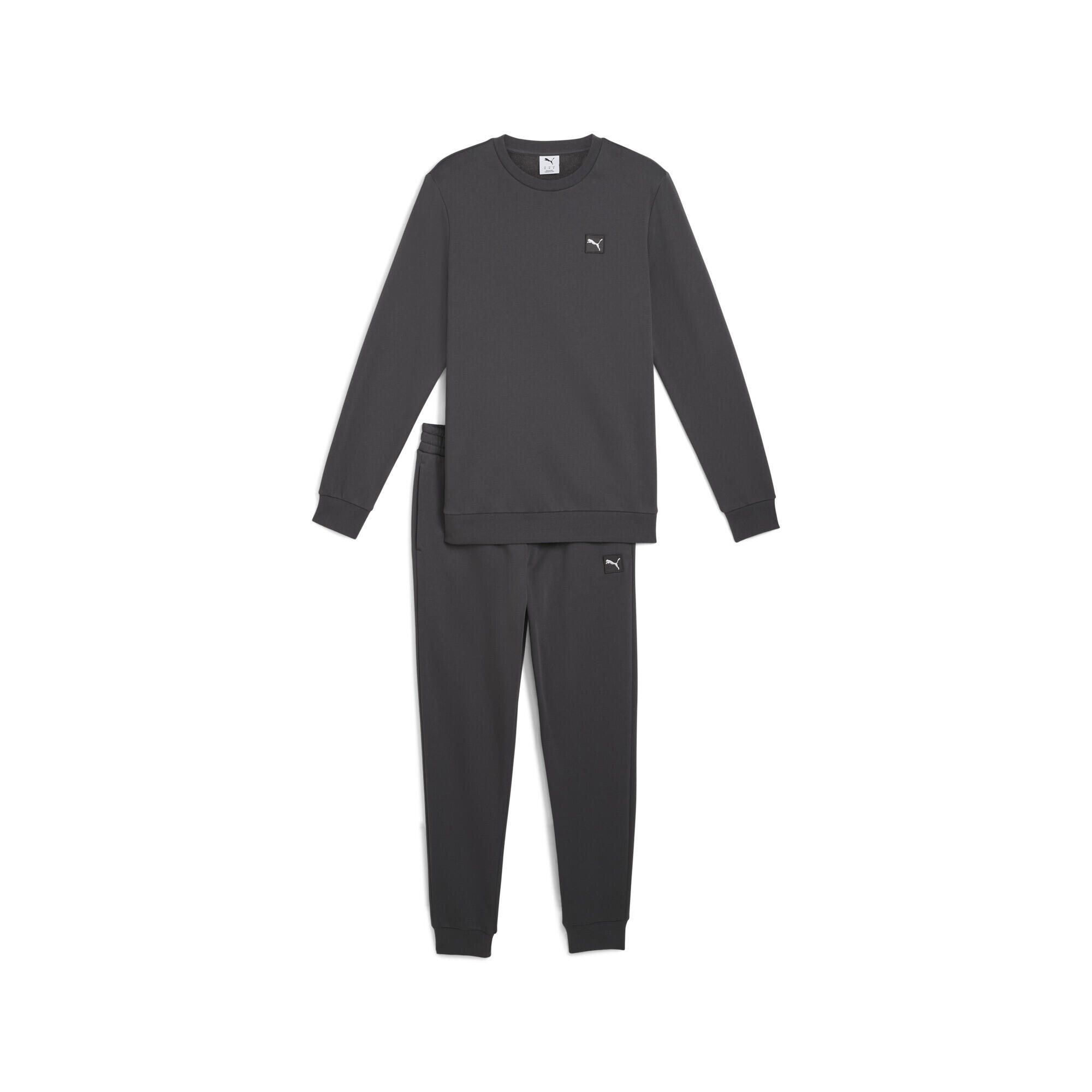 Męski dres Essentials Elevated PUMA Dusky Gray