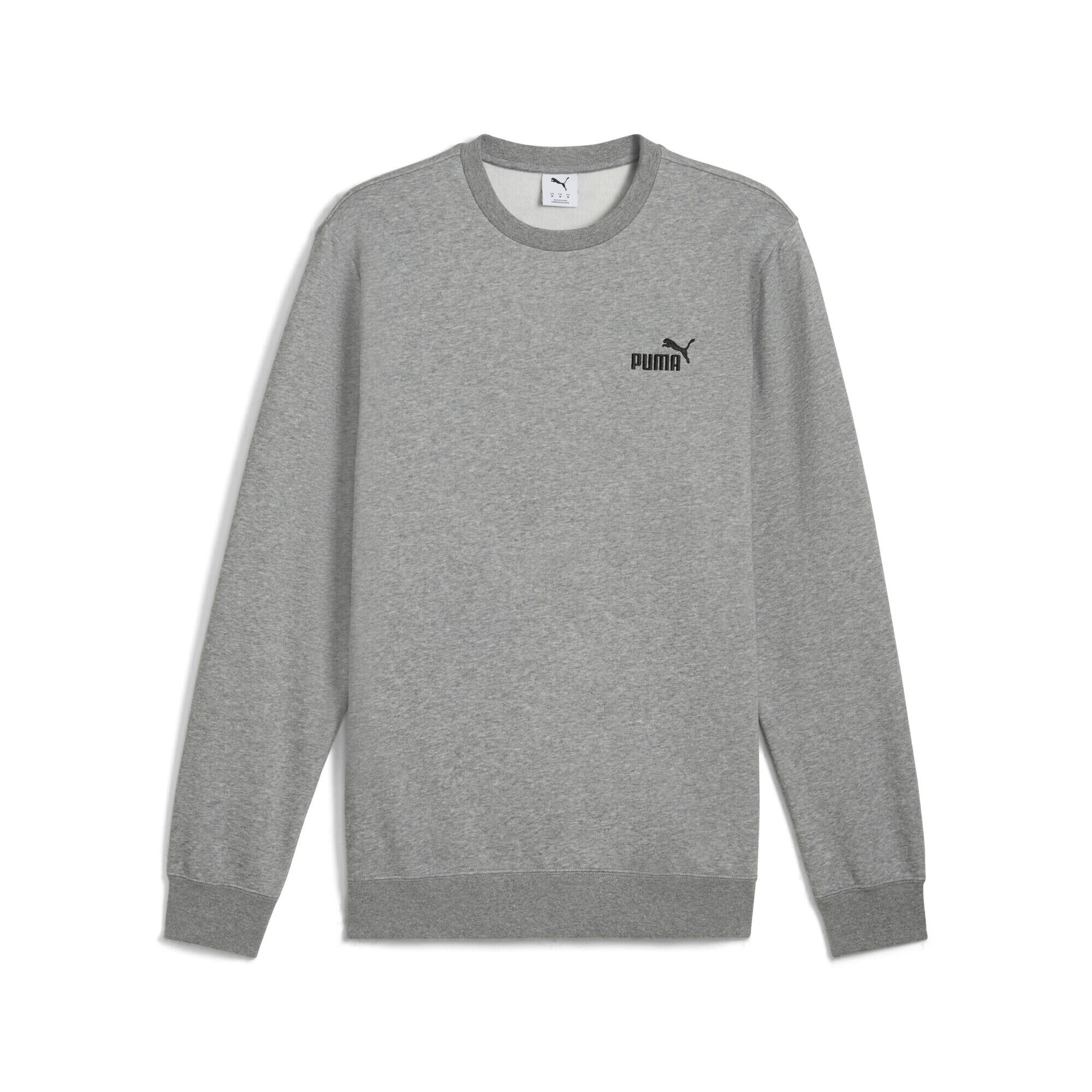 Męska bluza Essentials z małym logo No. 1 PUMA Medium Gray Heather