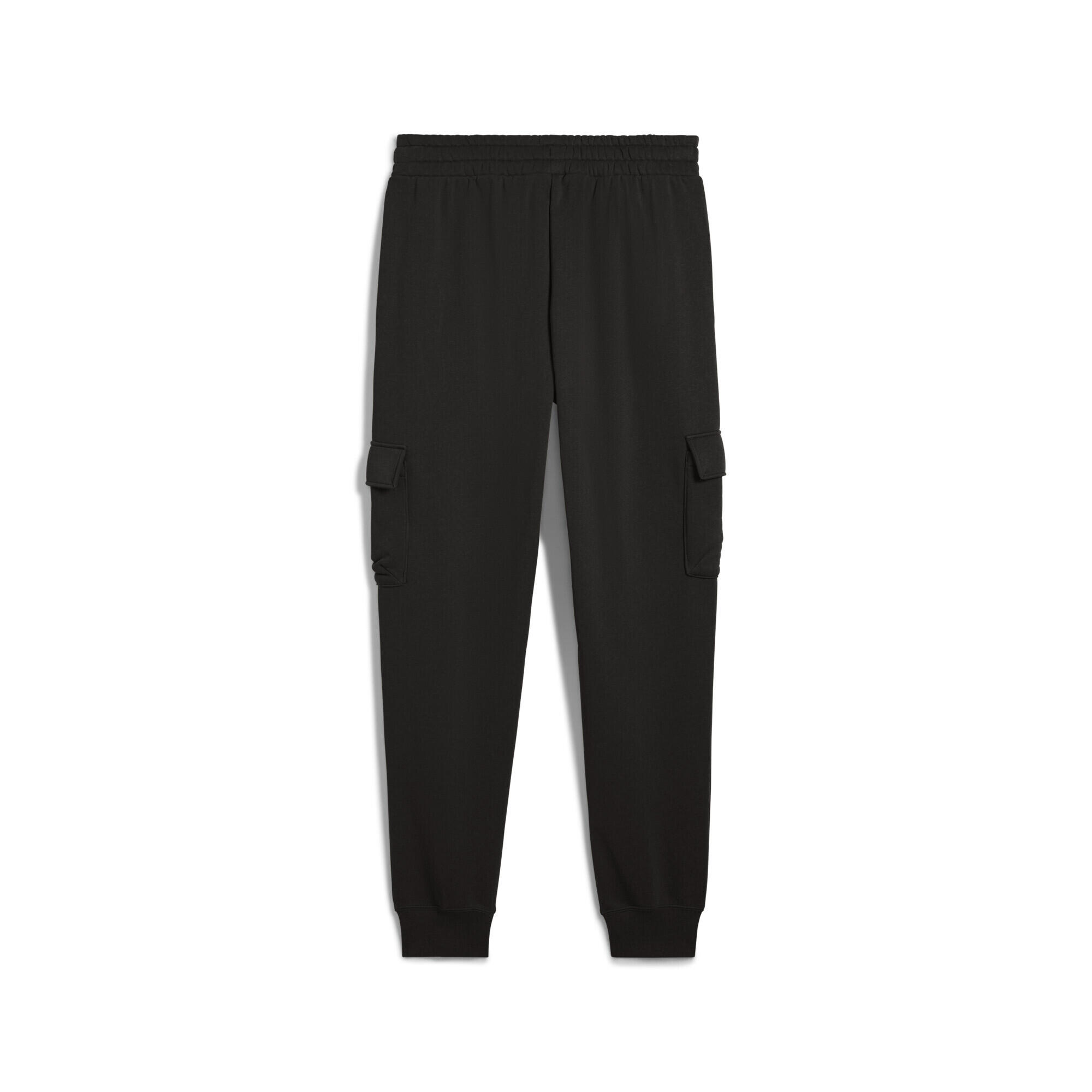Calças homem bolsos cargo cintura elástica Essentials PUMA 5/5