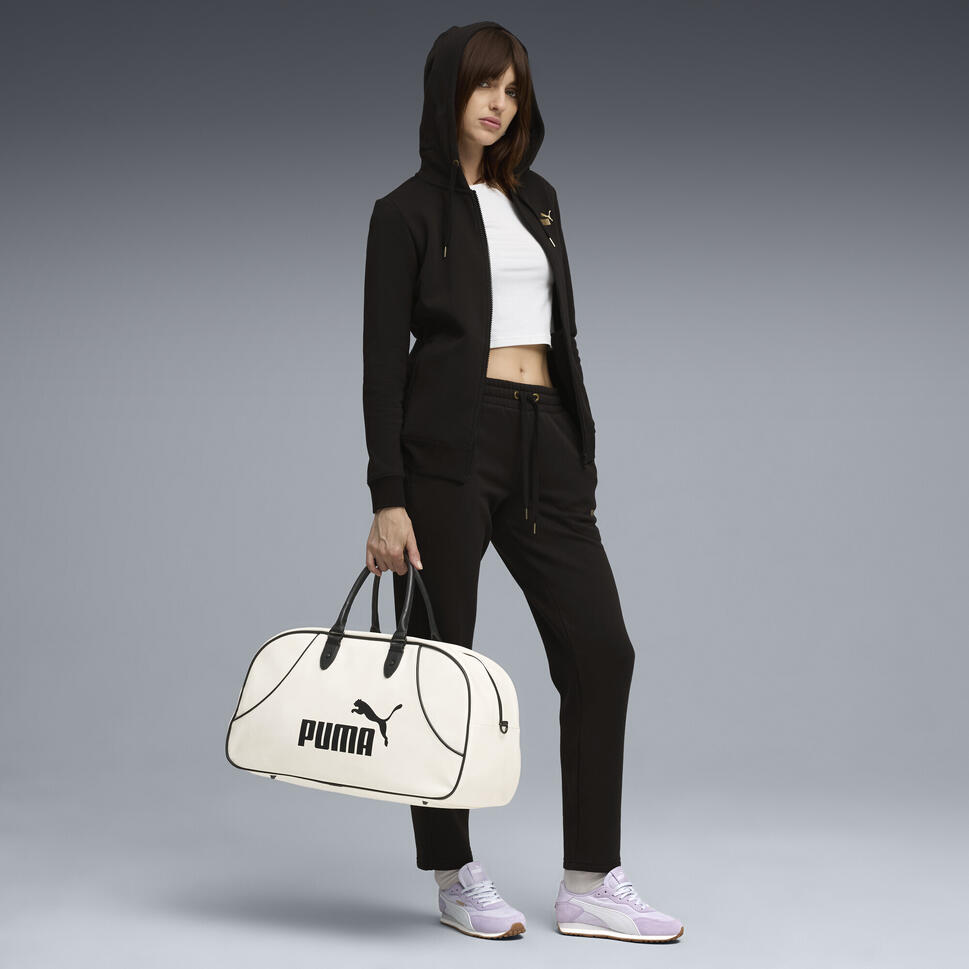 Damski dres z kapturem i metalicznym wykończeniem PUMA Black