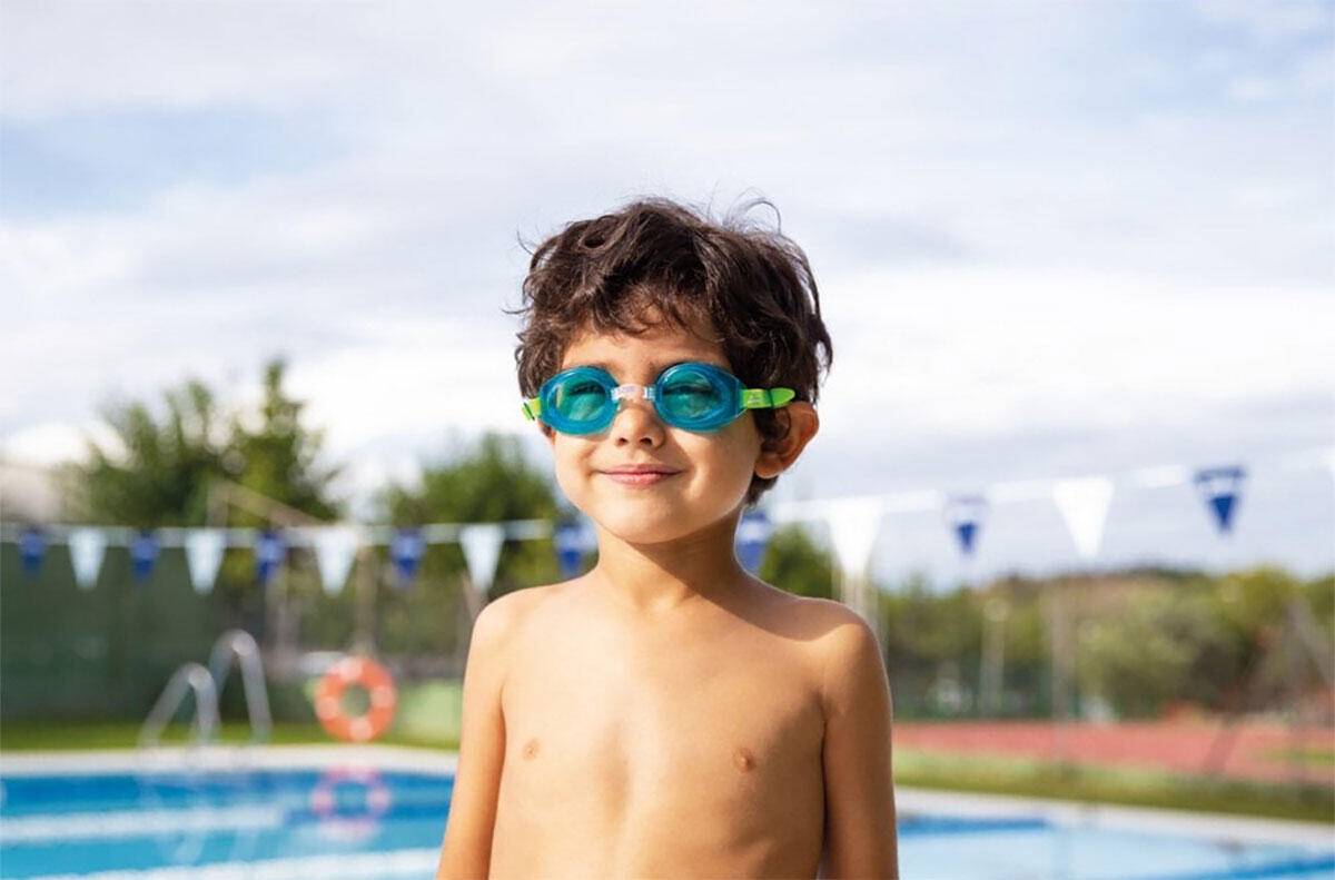 Zoggs Little Ripper Junior Schwimmbrille - Aqua / Grün / Blau 3/3