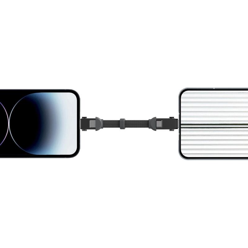 inCharge XS - Cablu de încărcare USB-C - 4 în 1 - 240W - Gri