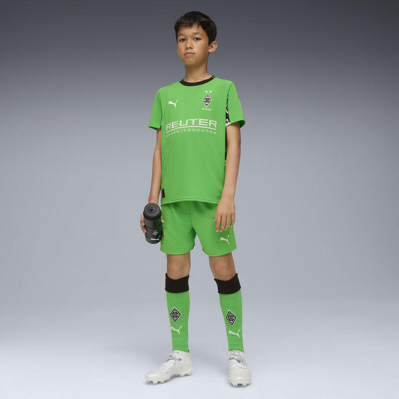 Młodzieżowe skarpety Borussia Mönchengladbach 25/26 PUMA Green Warm White