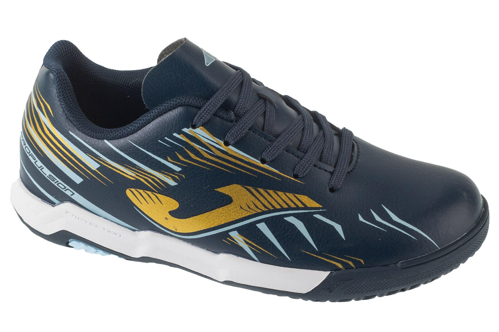 Ghete de fotbal pentru copii Joma Propulsion Jr IN albastru închis