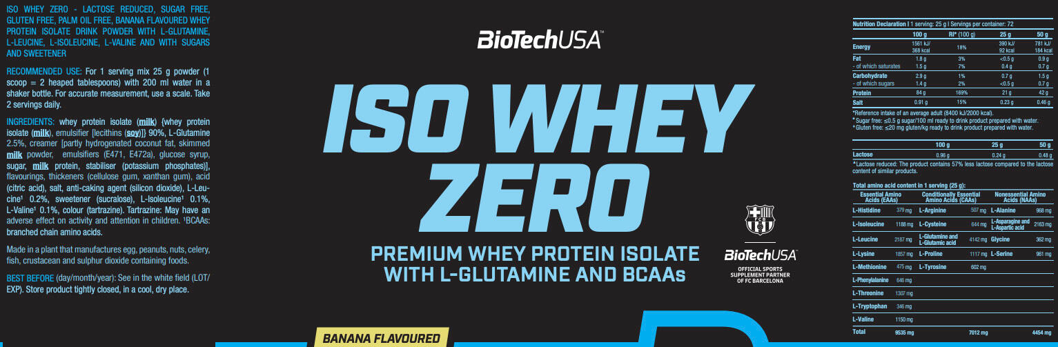 Whey isolate - Iso Whey Zero - Banane 3/6