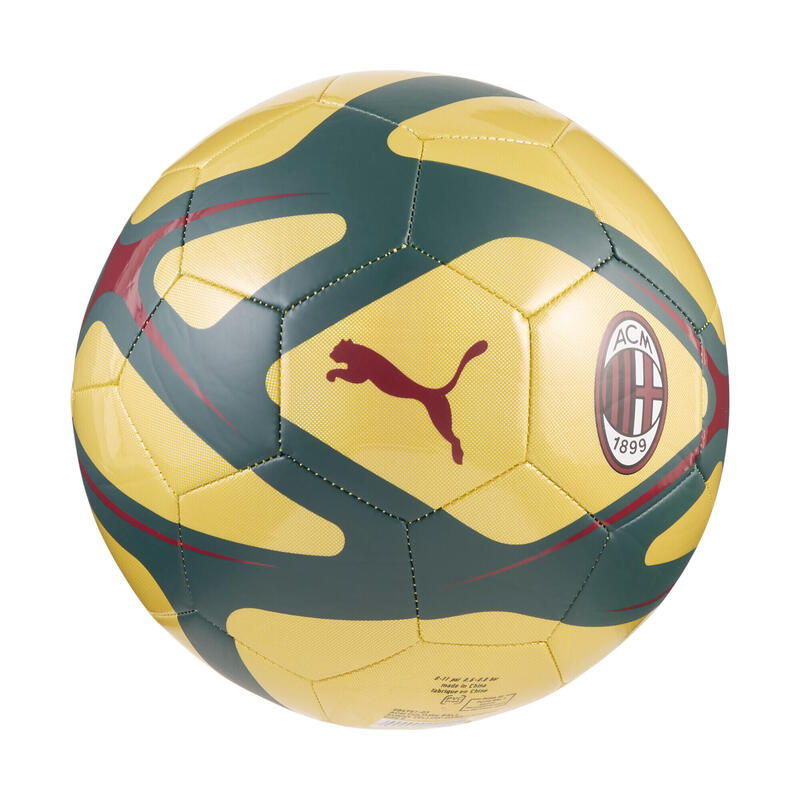 Piłka do piłki nożnej AC Milan CULTURE PUMA Sunny Yellow Dark Crimson Red