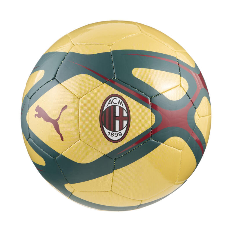 Piłka do piłki nożnej AC Milan CULTURE PUMA Sunny Yellow Dark Crimson Red