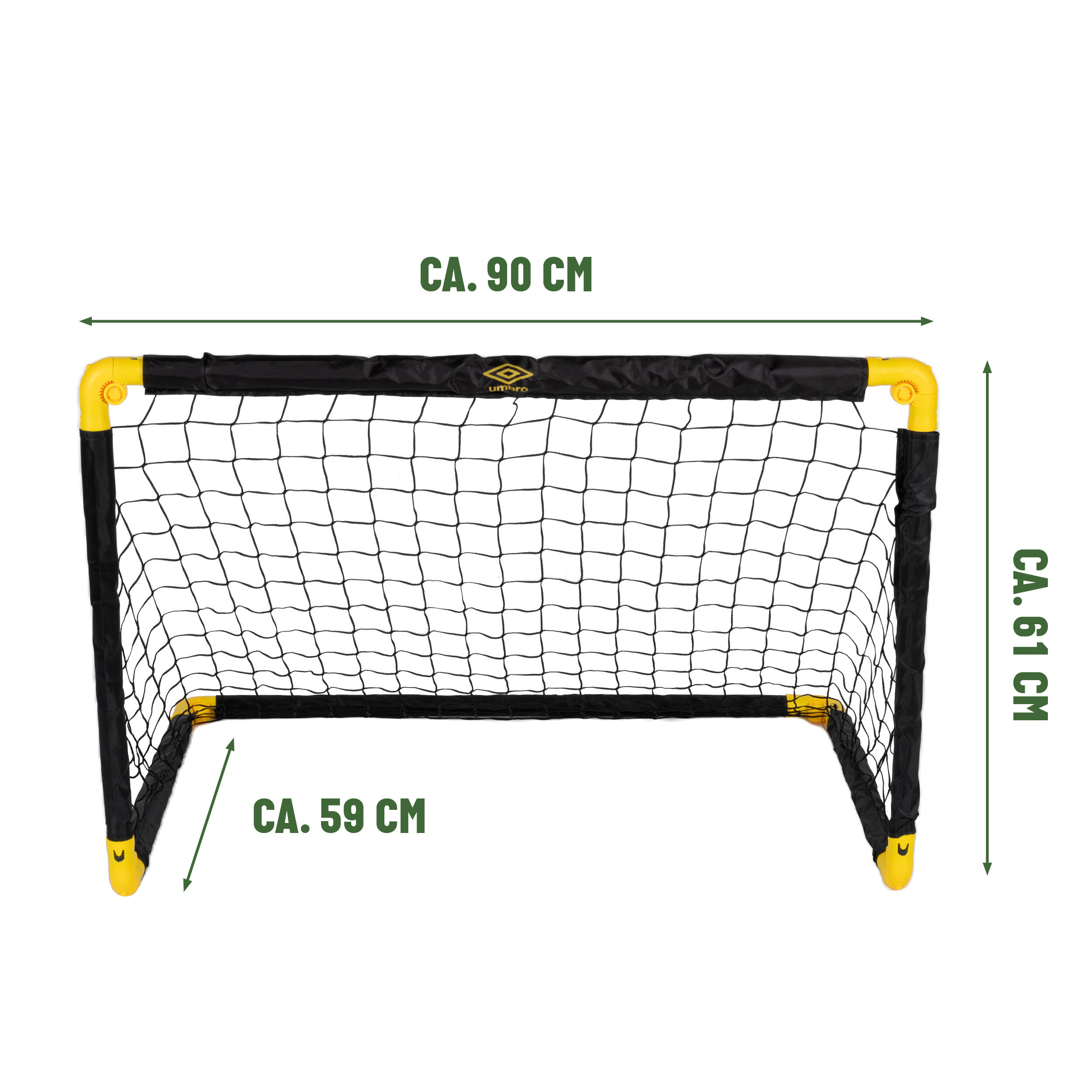 Bramka do piłki nożnej dla dzieci Umbro składana 90x59x61cm 2/3