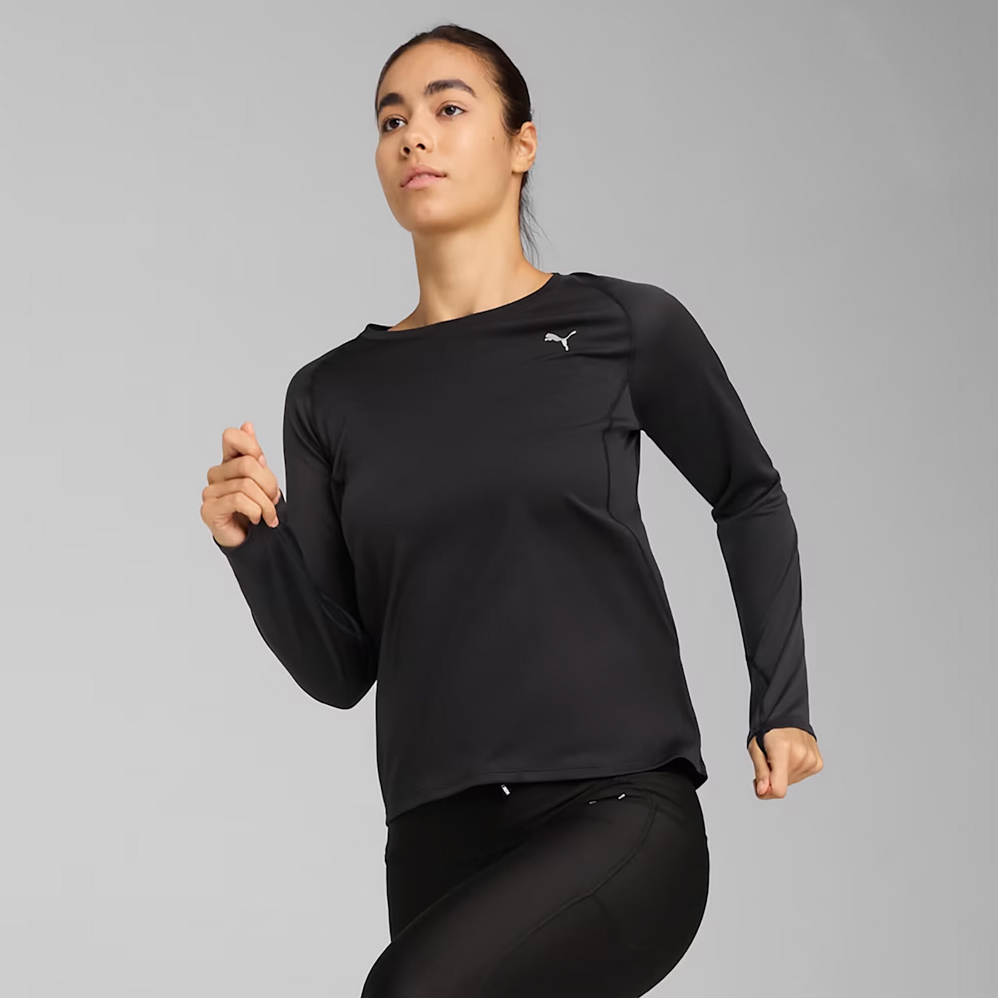 Damen-Langarmshirt zum Laufen PUMA Run Velocity Poly 3/5
