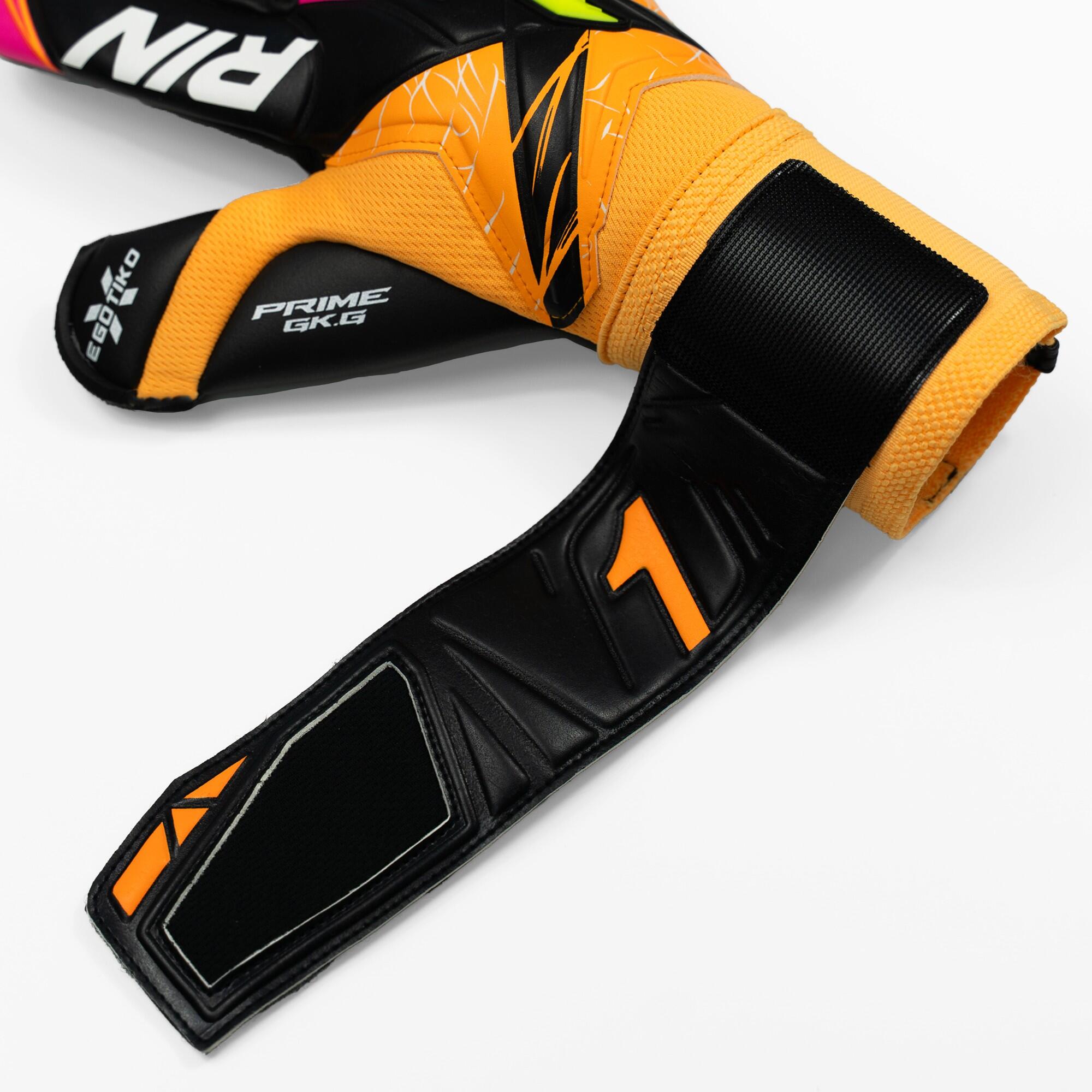 Luvas Guarda-redes Rinat Criança Egotiko X Prime Laranja Relva Natural 4/6
