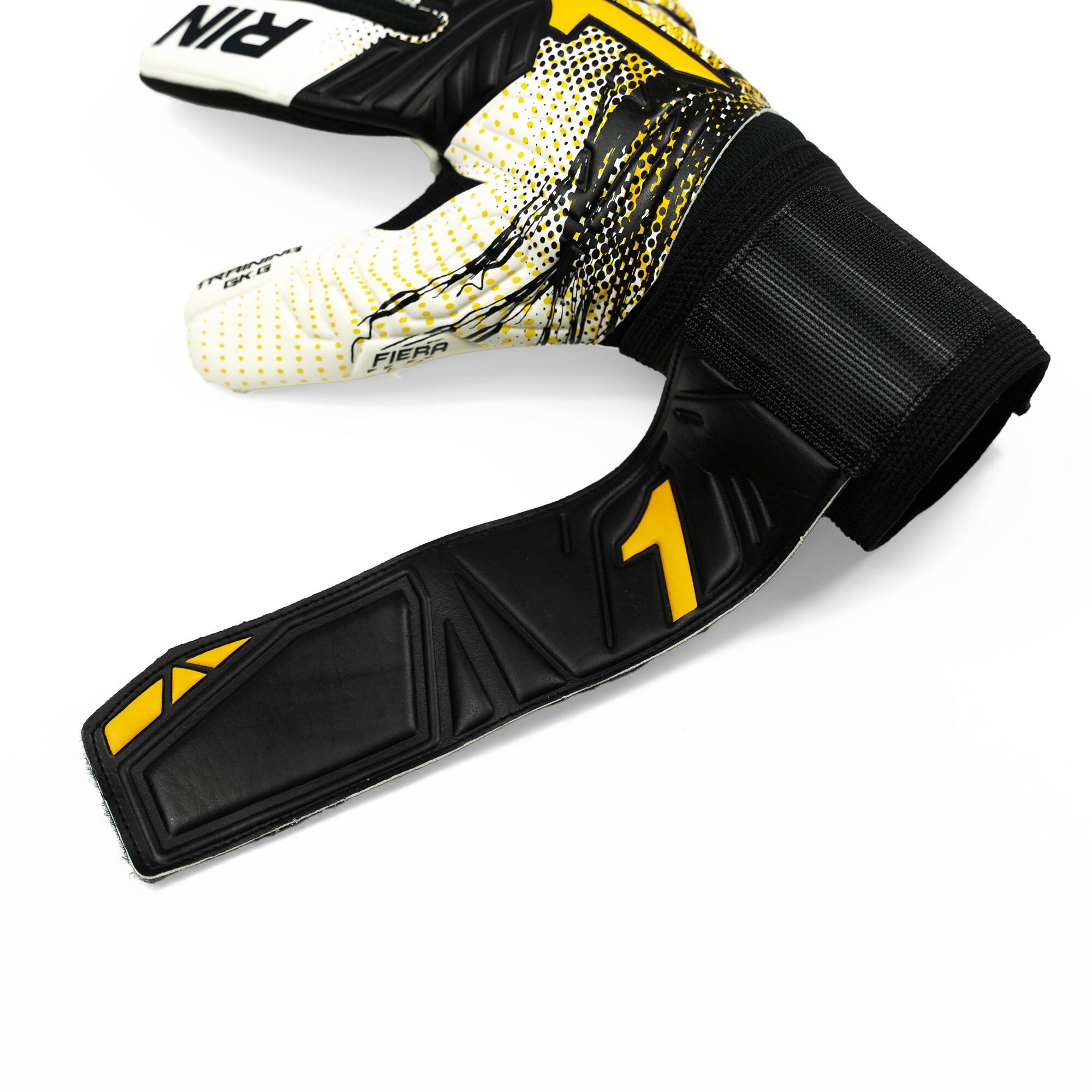 Gants Gardien Football Rinat Enfant Fiera Training Noir Pelouse Artificielle 4/6