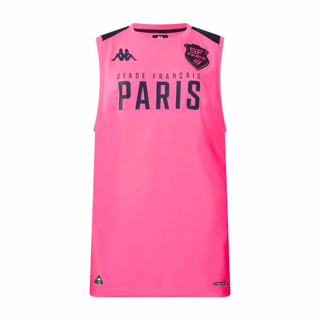 Stade Français Paris Kappa Training Tank Top Rose