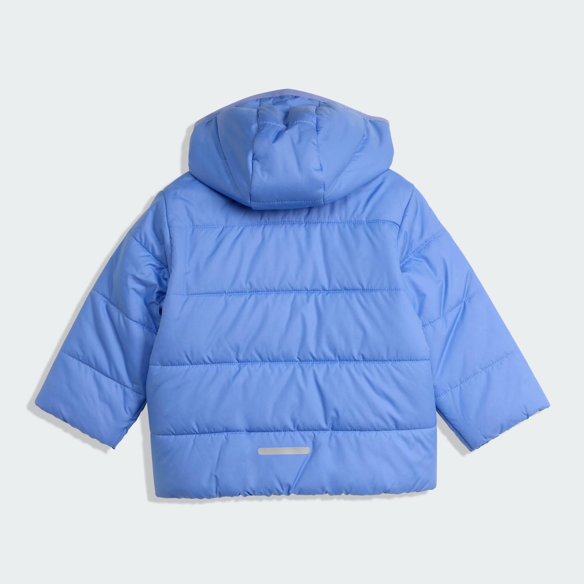 Essentials 3-Streifen gefütterte Jacke für Kids 5/6