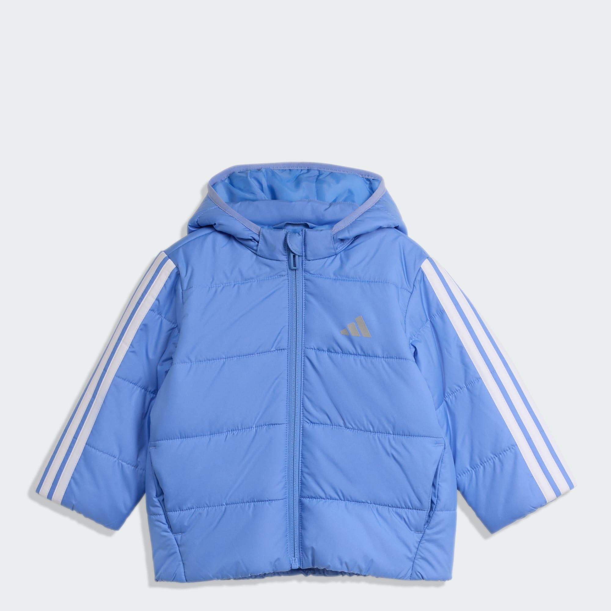 Essentials 3-Streifen gefütterte Jacke für Kids 4/6