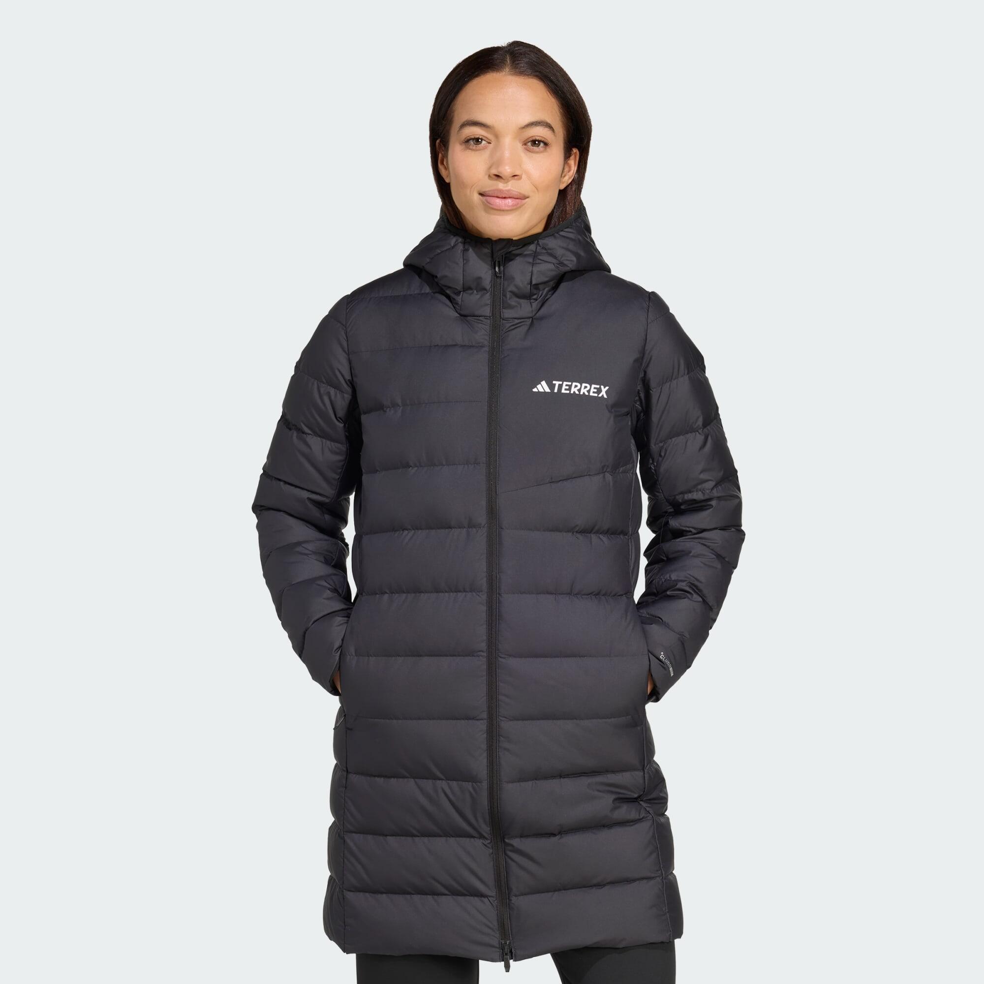 Adidas - Parka À Capuche Matelassage Léger Terrex Multi 2.0 - Doudoune Duvet - Blanc|noir - Decathlon