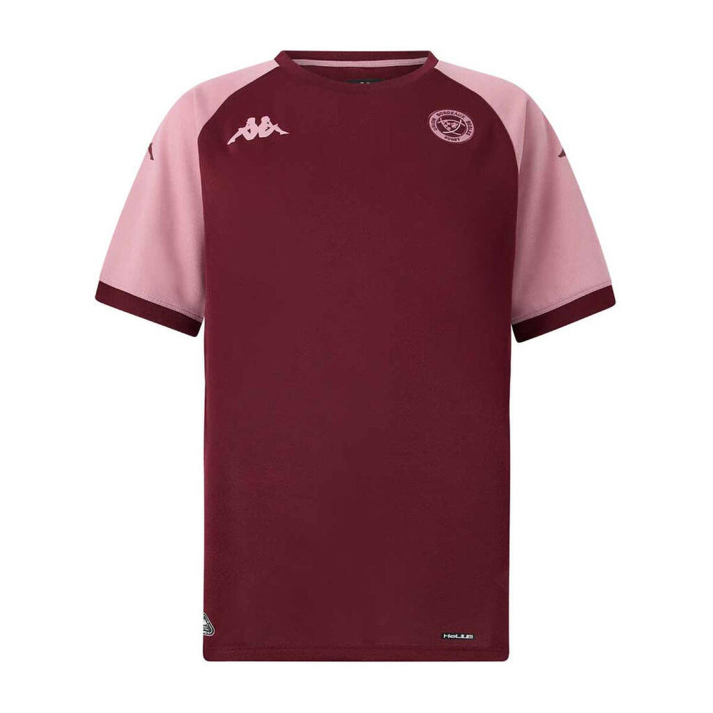 Kappa Mokiba UBB Adult Training T-Shirt Bordeaux