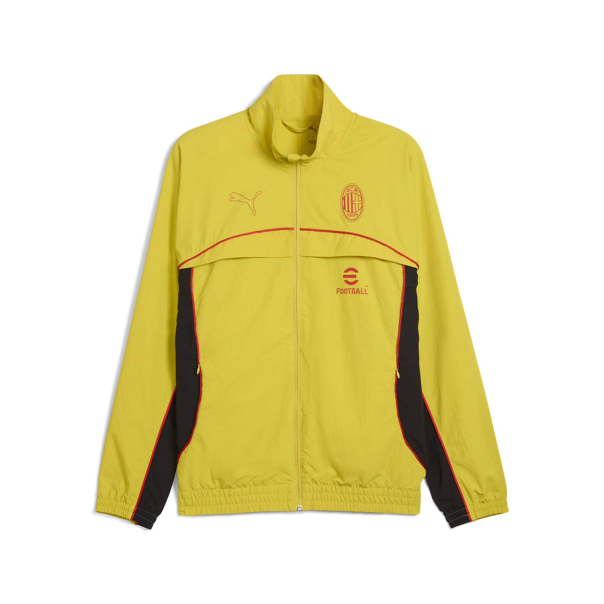Puma - Veste Ftblstatement Cellerator Ac milan Homme Puma - Manche Amincissante - Jaune|rouge - 56 3xl - Decathlon