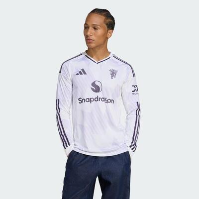 Camiseta de manga larga de la segunda equipación del Manchester United 25/26