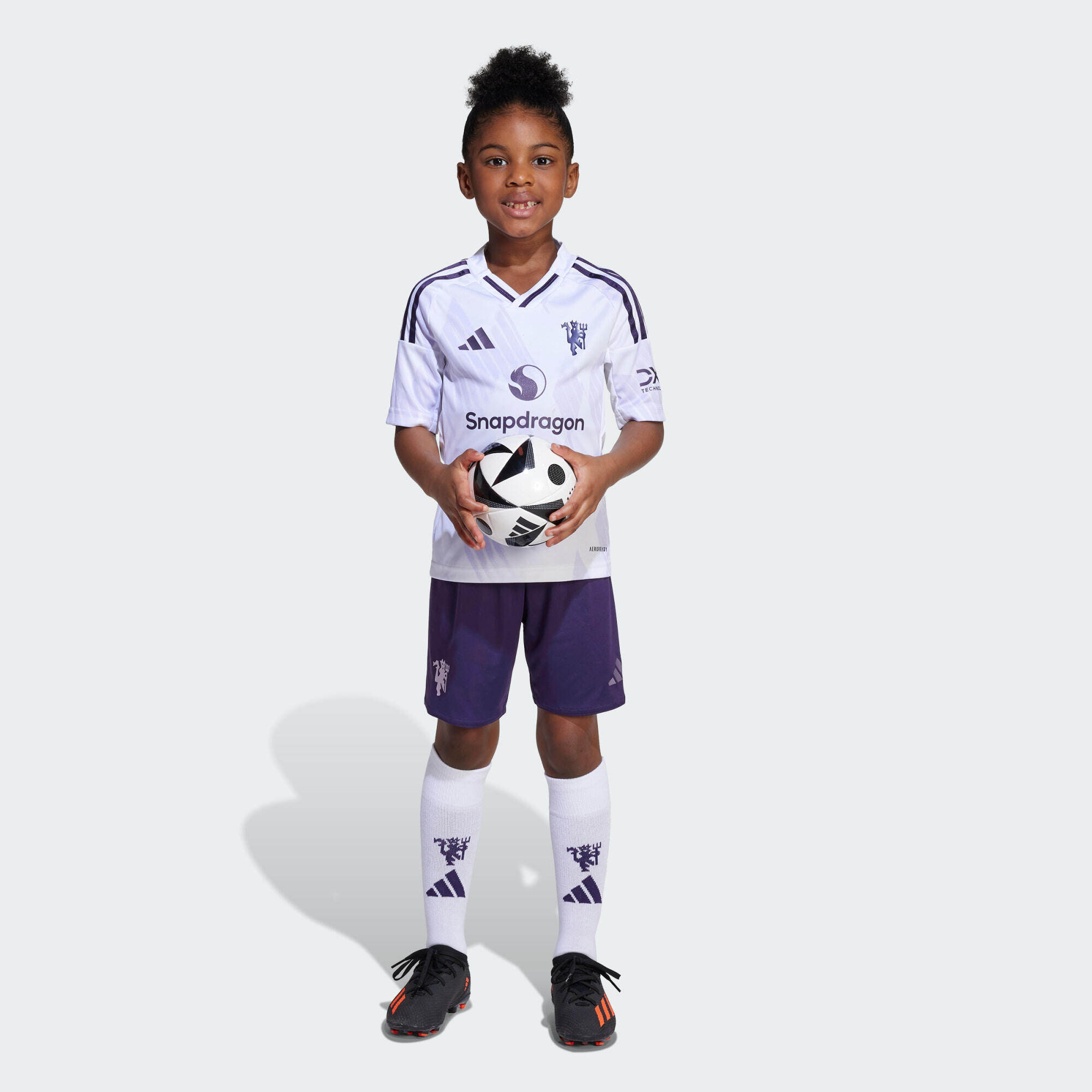 ADIDAS Manchester United 25/26 Away Mini Kit Kids