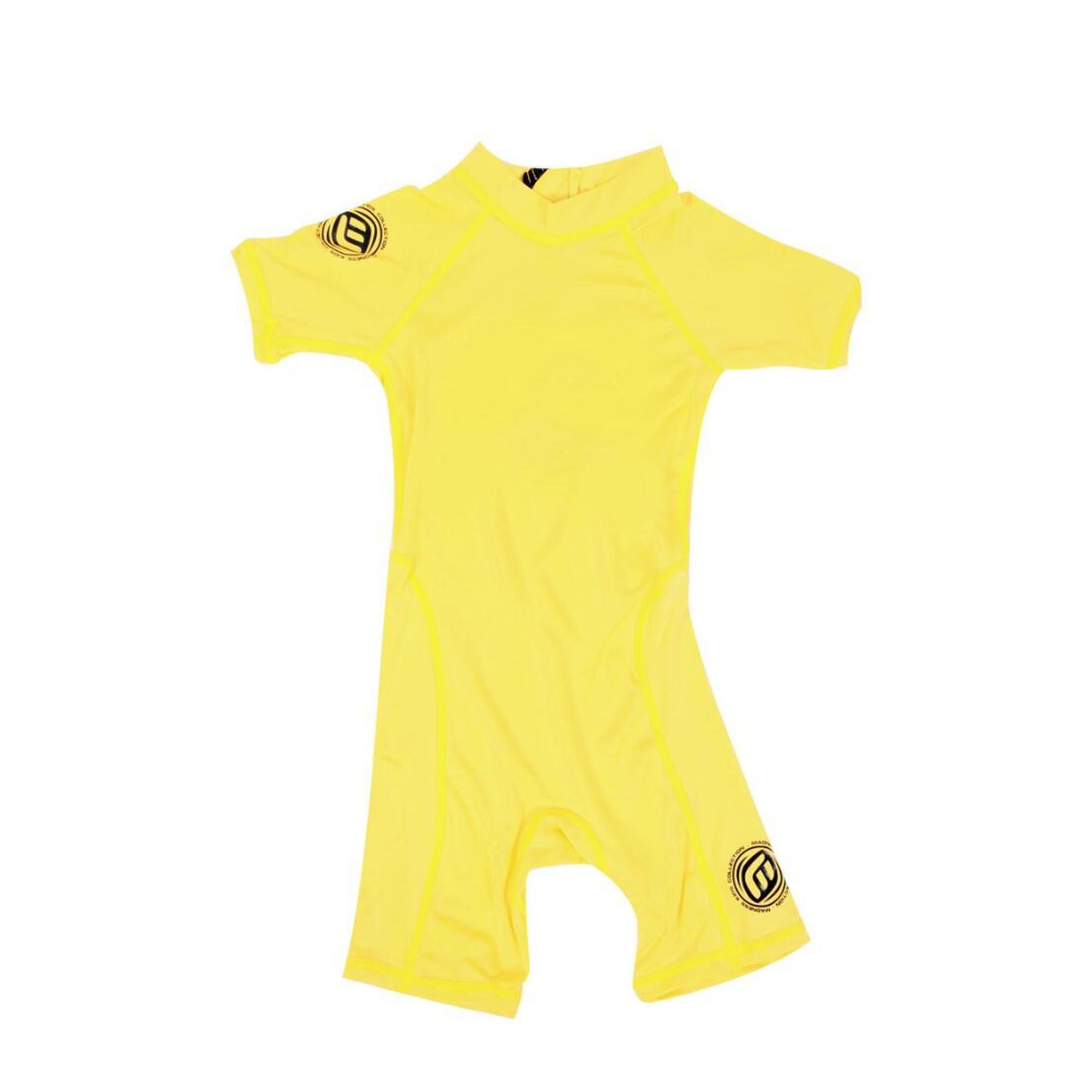 Mdns - Colorblock - Shorty S/s Upf 50 Lycra Surf Bébé - Sous Combinaison - Bleu|jaune - 48 Xl - Decathlon