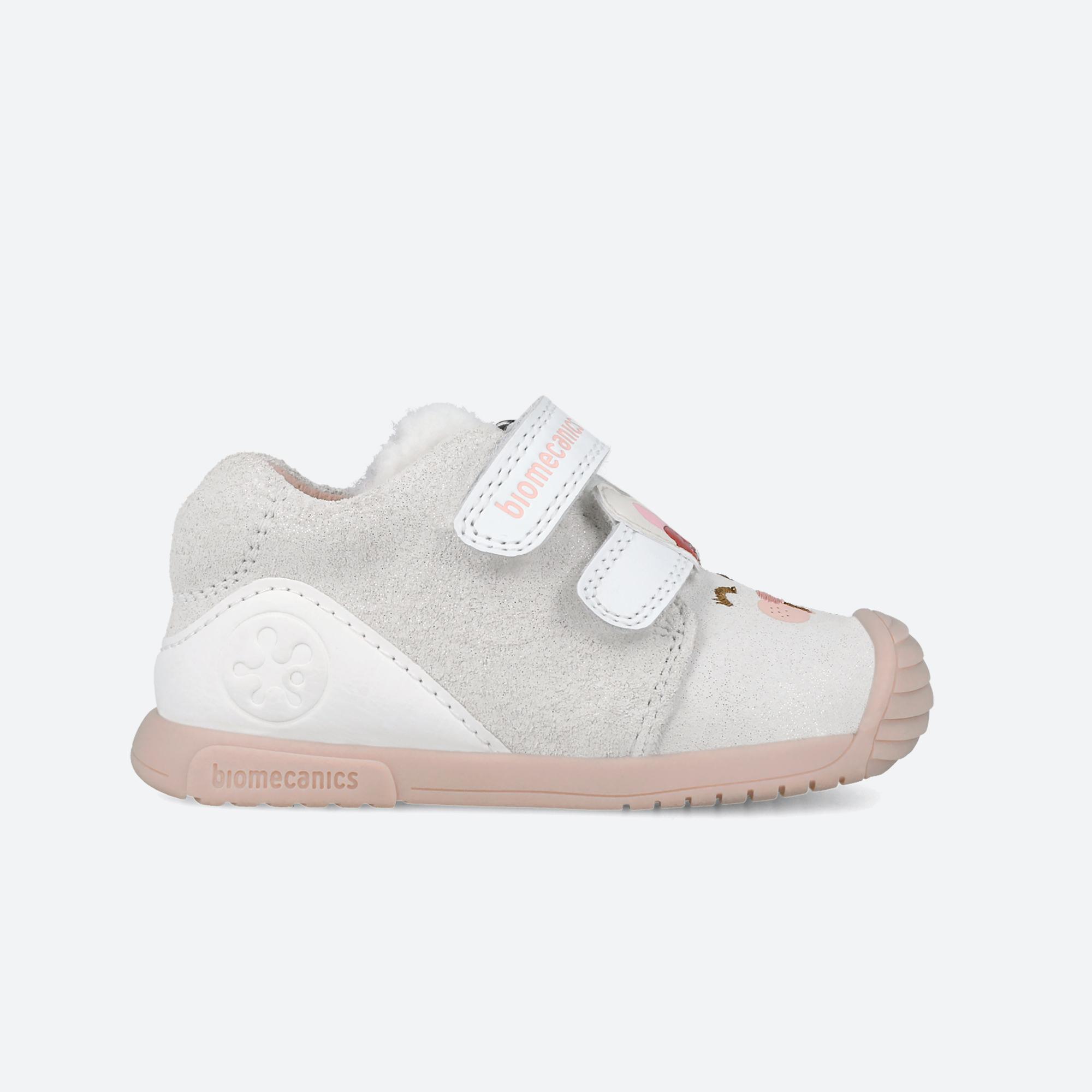 Zapatillas Primeros Pasos Bebé Biomecanics 251107C Blancas Cierre