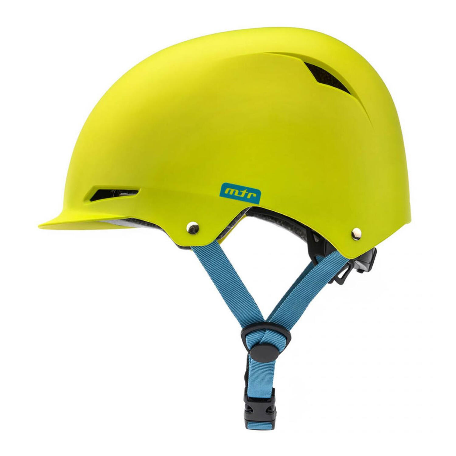 Casco para Bici Diseño Liso para Niños/Niñas Amarillo 3/3