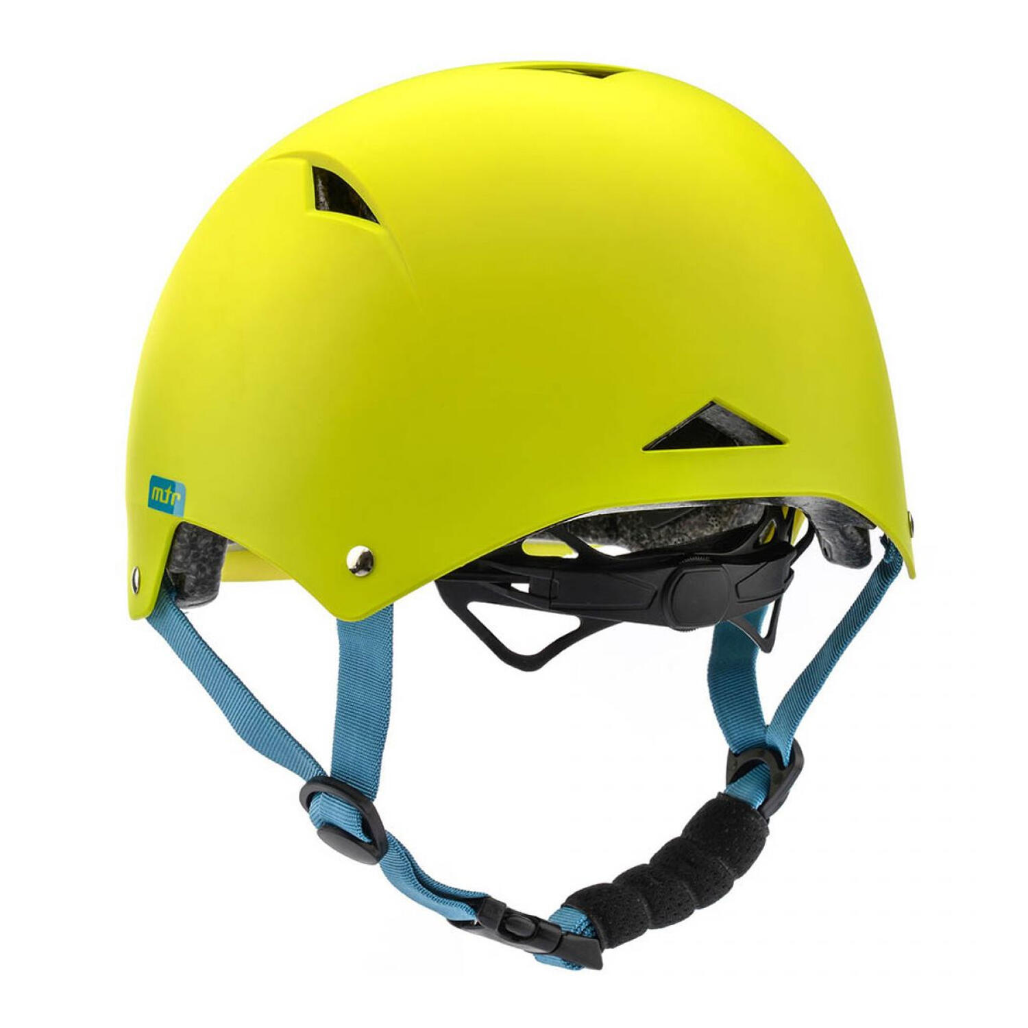 Casco para Bici Diseño Liso para Niños/Niñas Amarillo 2/3