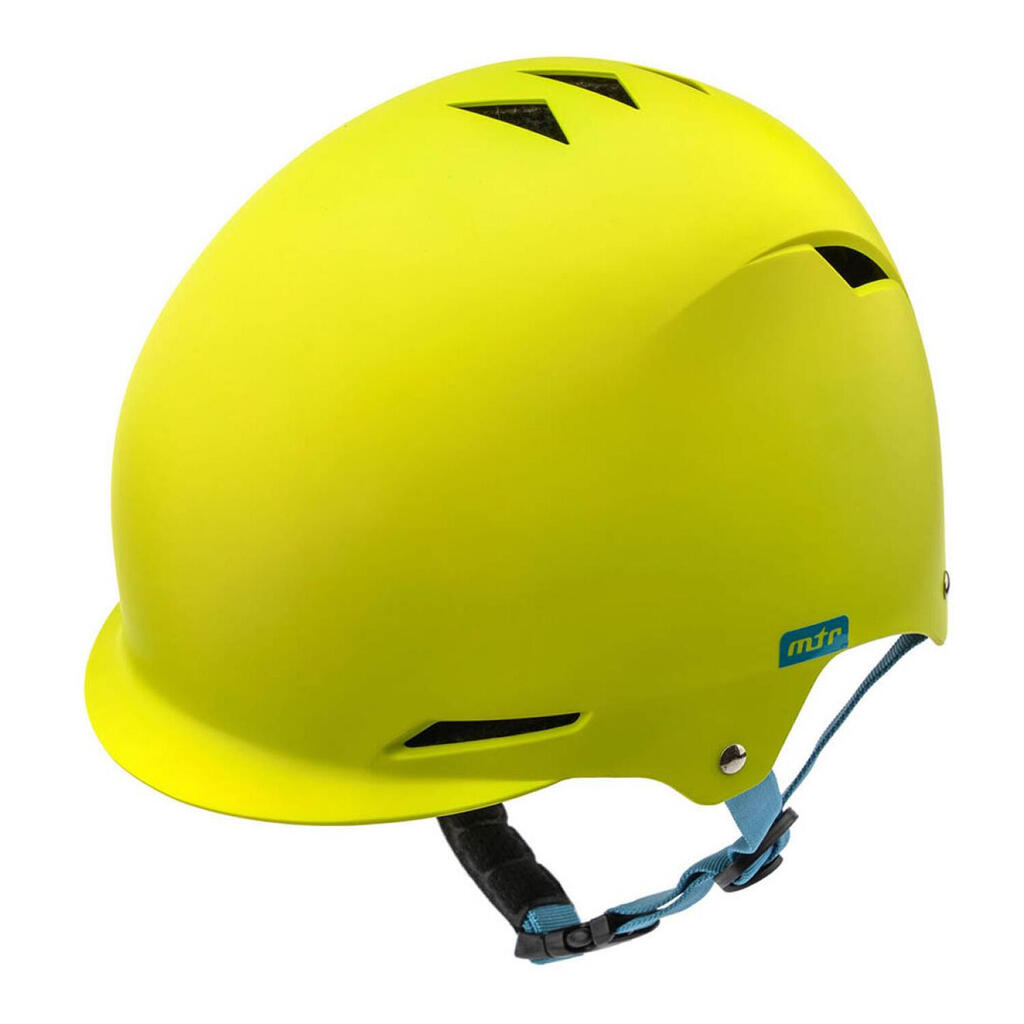 Childrens/Kids Plain Bike Helmet (Yellow)