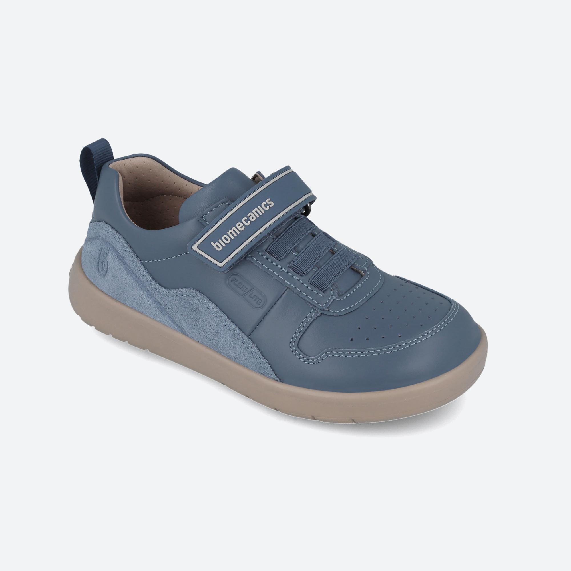 Zapatillas Barefoot Niño Biomecanics 251240B Azules Cierre Adherente 4/7