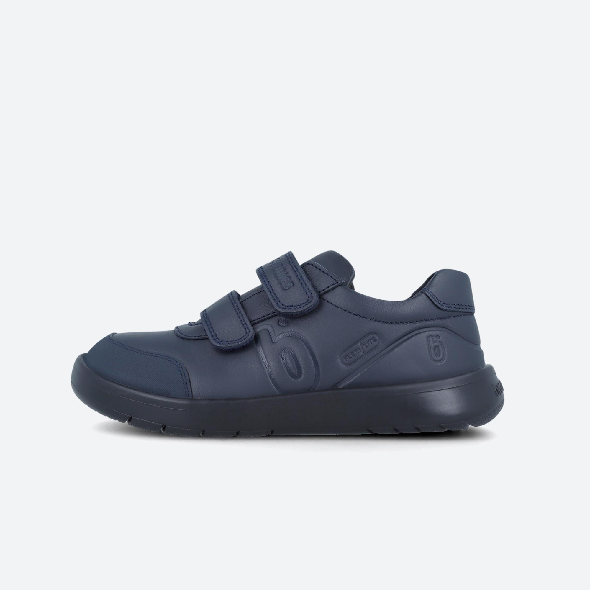 Sapatilhas Escolares Barefoot Infantis Biomecanics 251020B Azul Marinho Adesivo 5/6