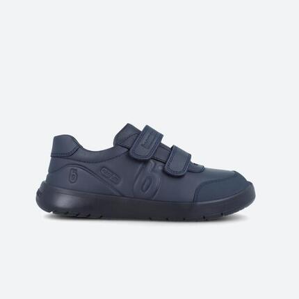 Zapatillas Colegiales Barefoot Niña Biomecanics 251020D Blancas Cierre Adherente