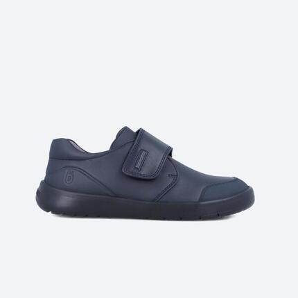 Zapatos Colegiales Barefoot Niño Biomecanics 251021B Azul Marino Adherente