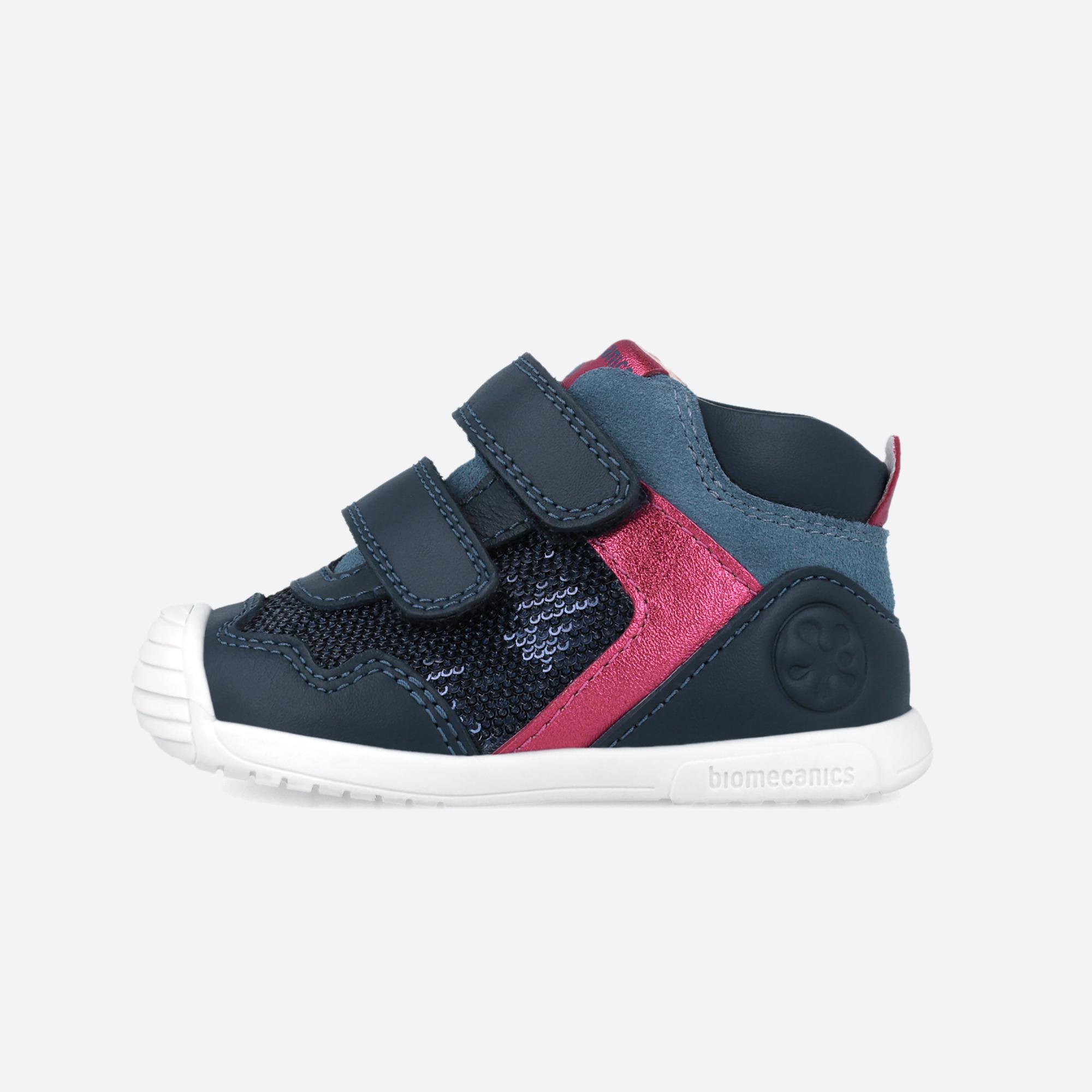 Botins Primeiros Passos Bebê Menina Biomecanics 251108A Azul Marinho 5/6