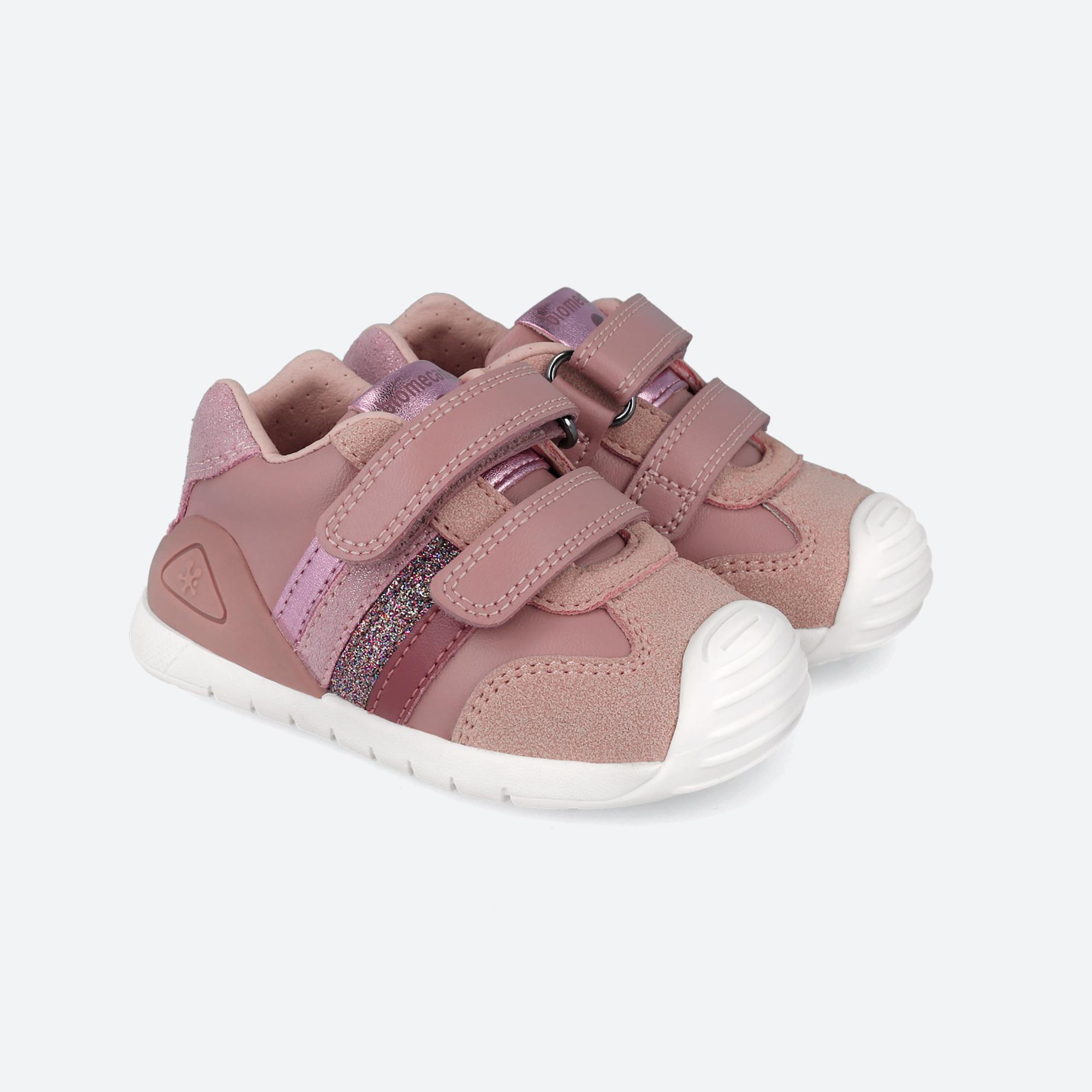Botins Primeiros Passos Bebê Menina Biomecanics 251129E Rosa 2/6