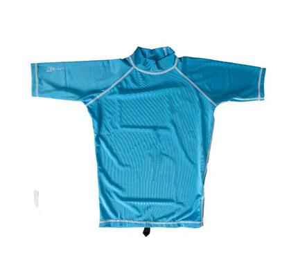 Stretch UV-Shirt Kurzarm Surf Kinder UV-Schutz