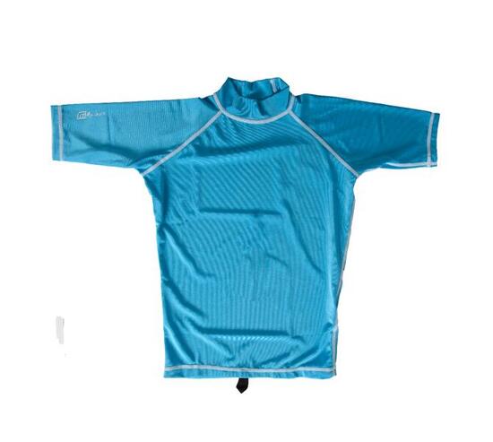Stretch UV-Shirt Kurzarm Surf Kinder UV-Schutz