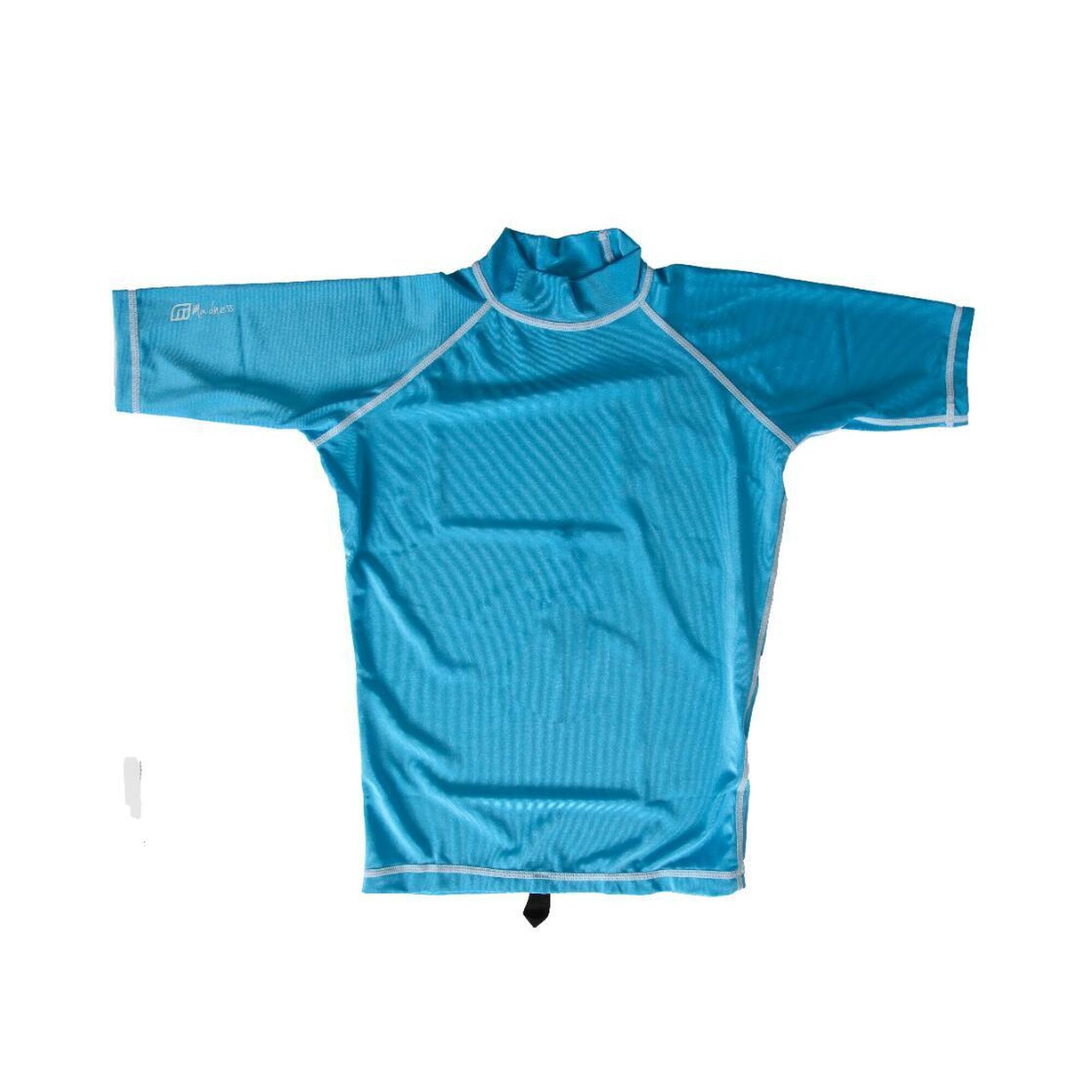 Mdns - Lycra S/s Surf Enfant Anti-uv - Sous Combinaison - Bleu - 38 S - Decathlon