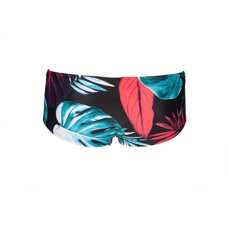 Kąpielówki męskie na basen Arena Tropical Leaves Low Waist Short