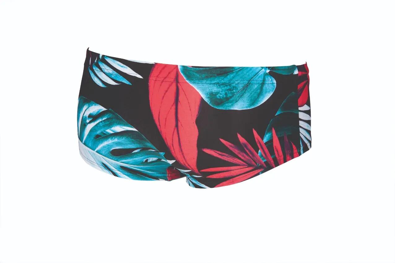 Kąpielówki męskie na basen Arena Tropical Leaves Low Waist Short 6/7