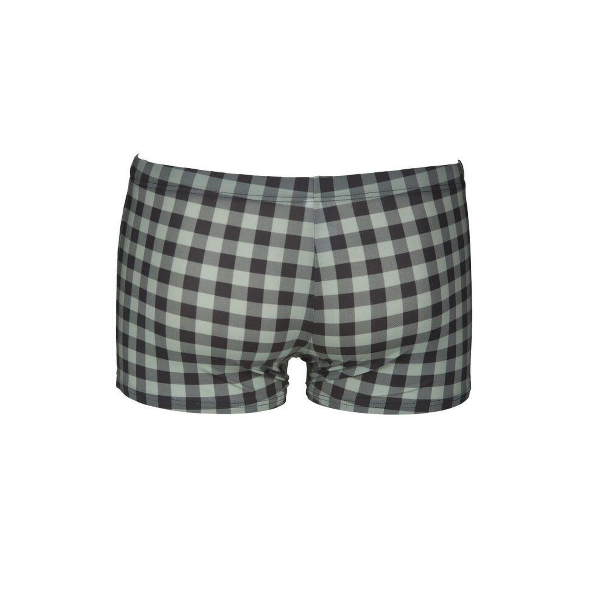 Kąpielówki bokserki męskie na basen Arena Small Checks Short