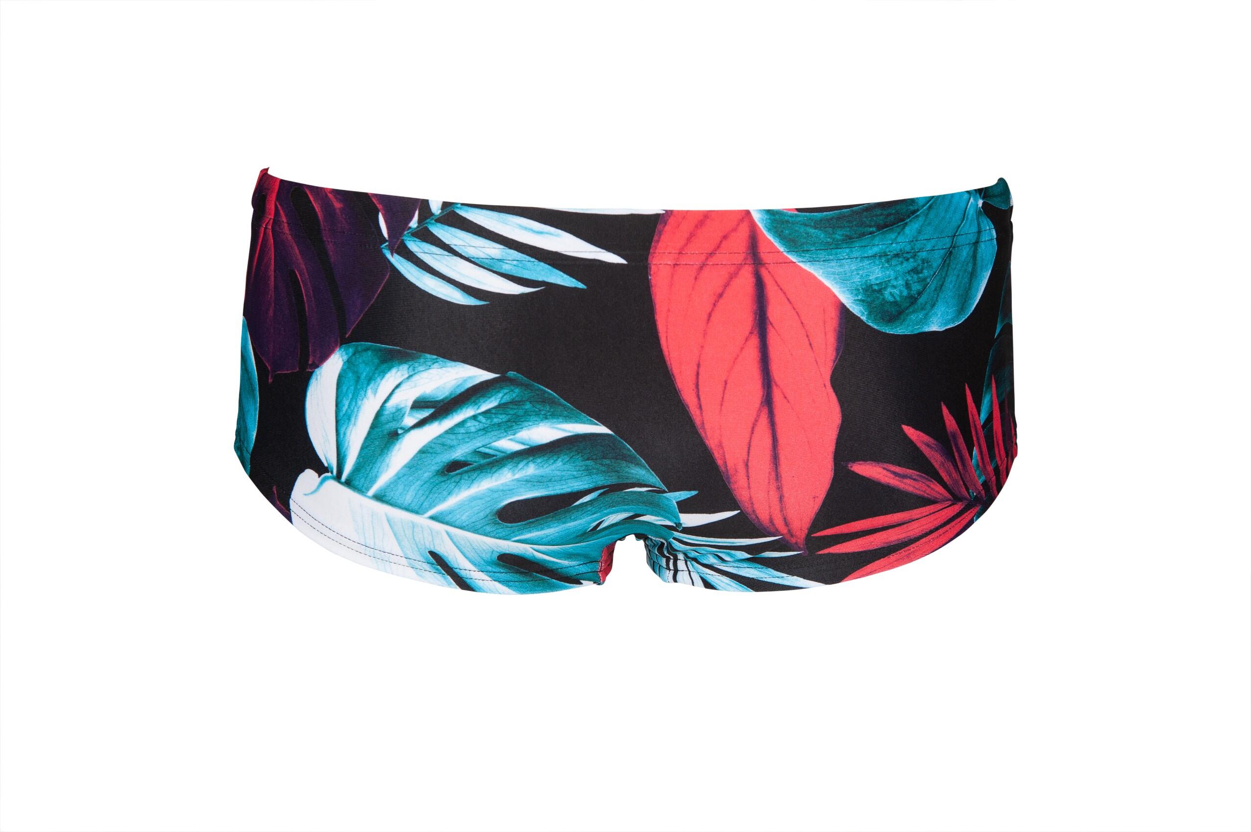 Kąpielówki męskie na basen Arena Tropical Leaves Low Waist Short 5/7