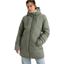 Veste longue à capuche BETTER WEATHER Vert Femme